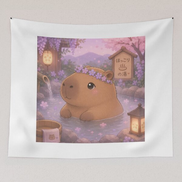 Item preview, Hokkori Hana Capybara ?? designed and sold by NSUniverse.