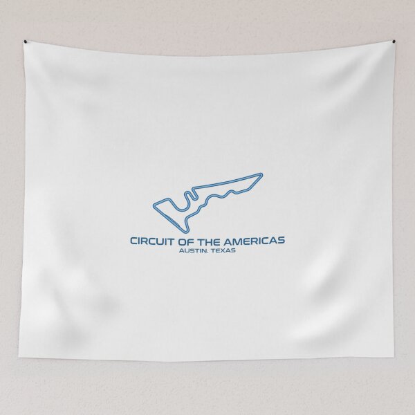Item preview, Circuit of the Americas Austin Texas – Minimalist Racing Track Outline Art designed and sold by mentosdesigner.