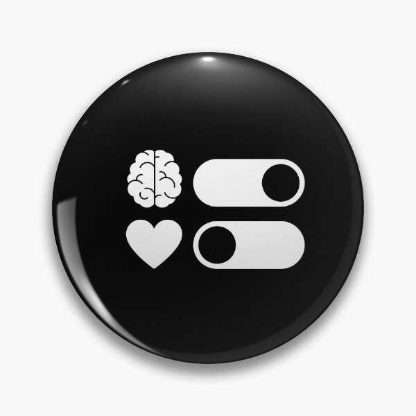 Item preview, Switch On - Brain Switch Off - Heart designed and sold by JienChan26.