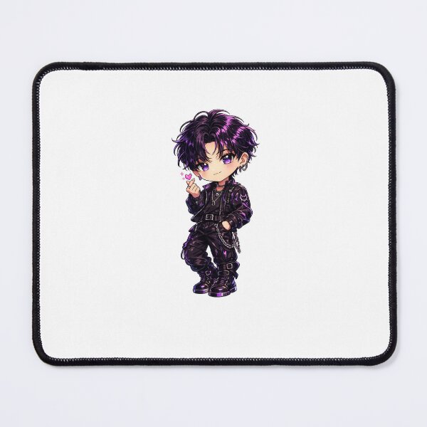 Item preview, Chibi K-Pop Inspired Finger Heart Sticker designed and sold by NeonBias.