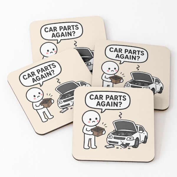 Item preview, Car Parts Again Funny Mechanic designed and sold by MonkiFlipp.