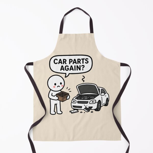 Item preview, Car Parts Again Funny Mechanic designed and sold by MonkiFlipp.