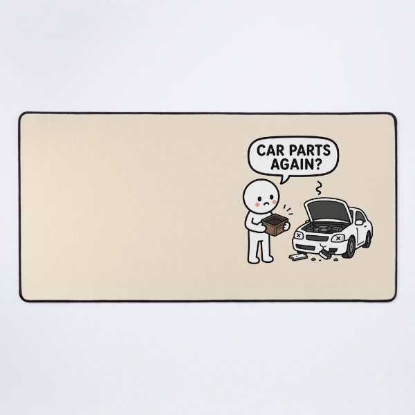 Item preview, Car Parts Again Funny Mechanic designed and sold by MonkiFlipp.