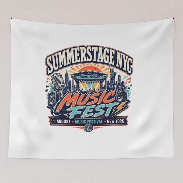 Item preview, Summer Stage NYC Music Festival Celebration Design designed and sold by IRON WINGS /USAF.