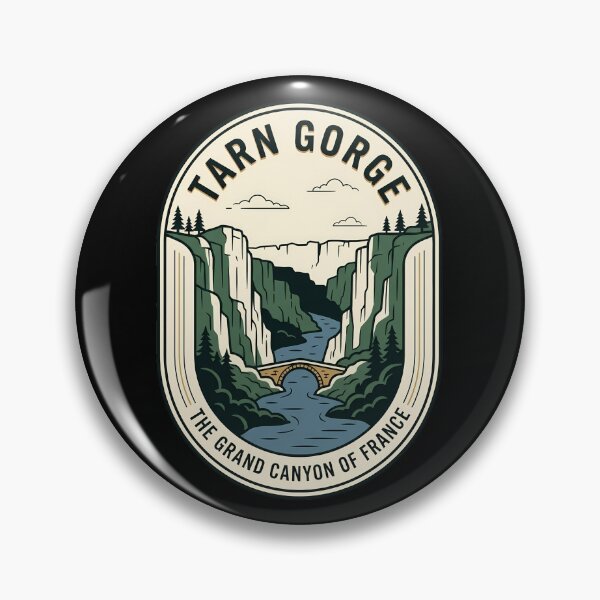 Item preview, Tarn Gorge France Vintage Travel Emblem designed and sold by k3rstman1.