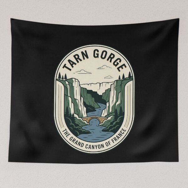 Item preview, Tarn Gorge France Vintage Travel Emblem designed and sold by k3rstman1.