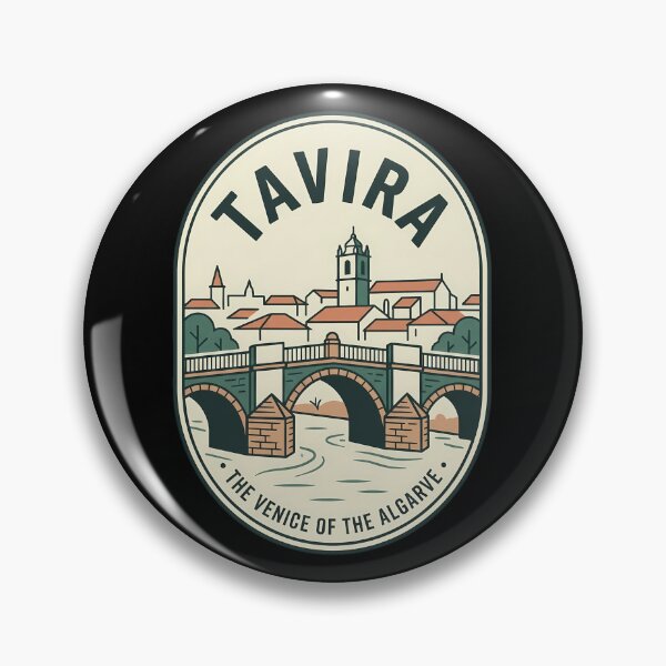 Item preview, Tavira Portugal Vintage Travel Emblem Venice of Algarve designed and sold by k3rstman1.