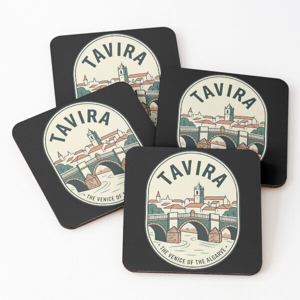 Item preview, Tavira Portugal Vintage Travel Emblem Venice of Algarve designed and sold by k3rstman1.