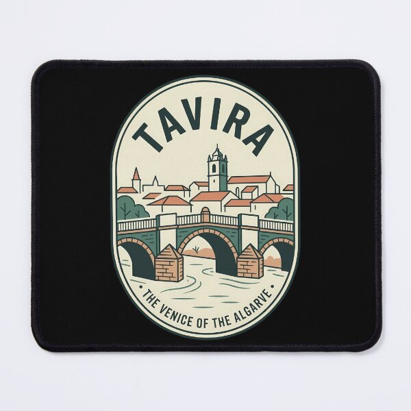 Item preview, Tavira Portugal Vintage Travel Emblem Venice of Algarve designed and sold by k3rstman1.