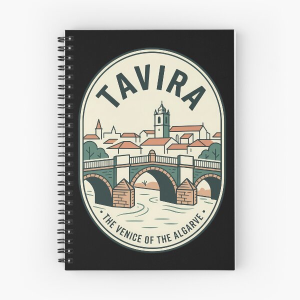 Item preview, Tavira Portugal Vintage Travel Emblem Venice of Algarve designed and sold by k3rstman1.