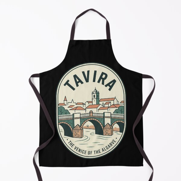 Item preview, Tavira Portugal Vintage Travel Emblem Venice of Algarve designed and sold by k3rstman1.