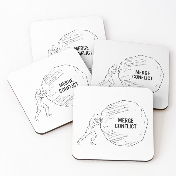Item preview, Funny Git Sisyphus Merge Conflict Greek Mythology Art  designed and sold by pattman.