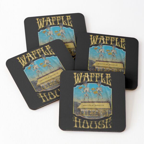 Item preview, Waffle House Skeletons Serving Breakfast Diner designed and sold by Azra Travančić.