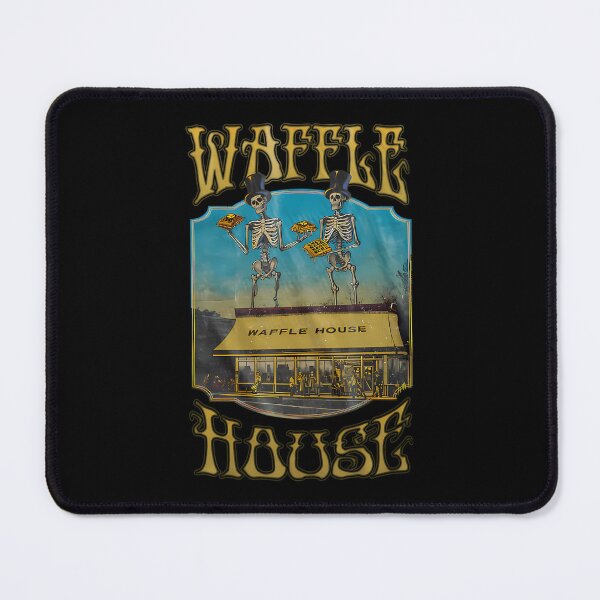 Item preview, Waffle House Skeletons Serving Breakfast Diner designed and sold by Azra Travančić.