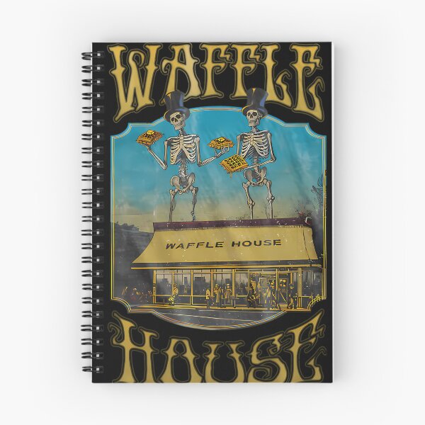 Item preview, Waffle House Skeletons Serving Breakfast Diner designed and sold by Azra Travančić.