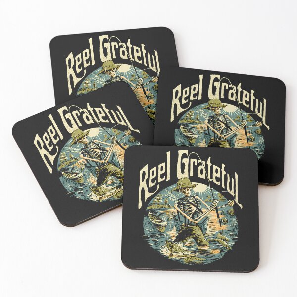 Item preview, Reel Grateful Skeleton Fishing Outdoor Adventure designed and sold by Azra Travančić.