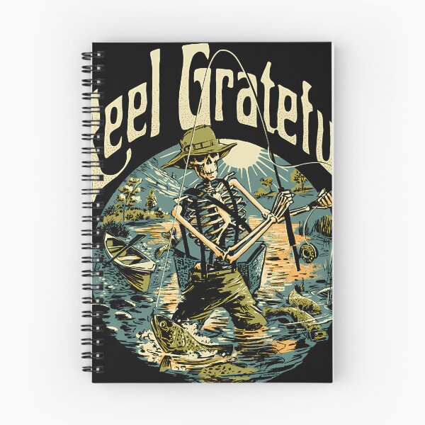 Item preview, Reel Grateful Skeleton Fishing Outdoor Adventure designed and sold by Azra Travančić.