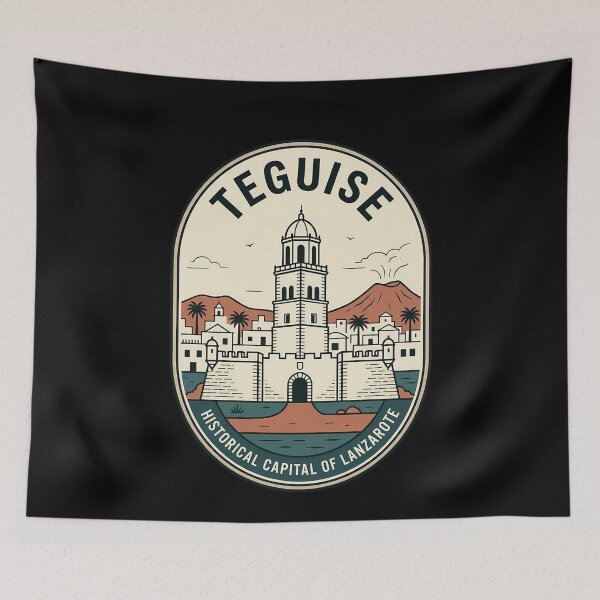 Item preview, Teguise Lanzarote Vintage Travel Emblem Historical Capital designed and sold by k3rstman1.