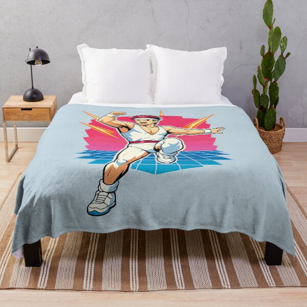 Item preview, Retrowave Anime Aerobic Power Strike Gentleman designed and sold by KungPowUnicorn.