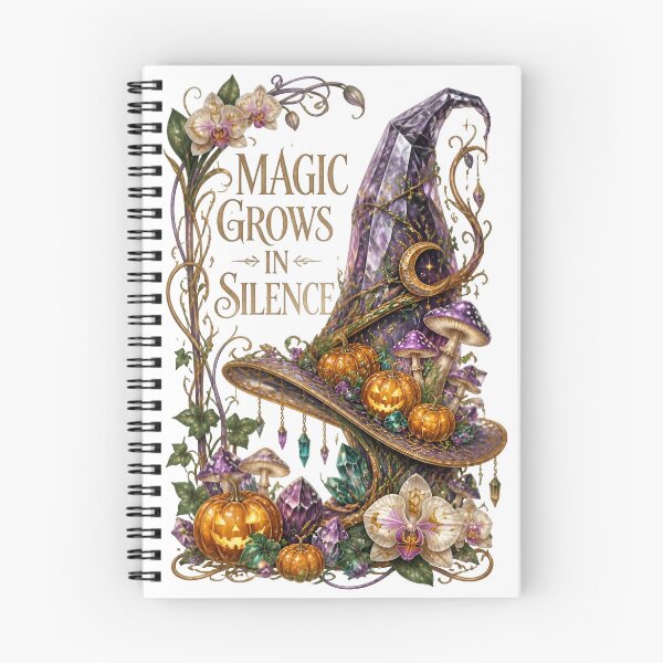 Item preview, Magic Grows In Silence Witch Hat Halloween designed and sold by Sovereign Supply Co..
