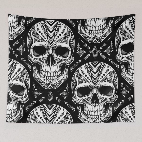 Item preview, Dark Bohemian Skull designed and sold by Rama KLK.