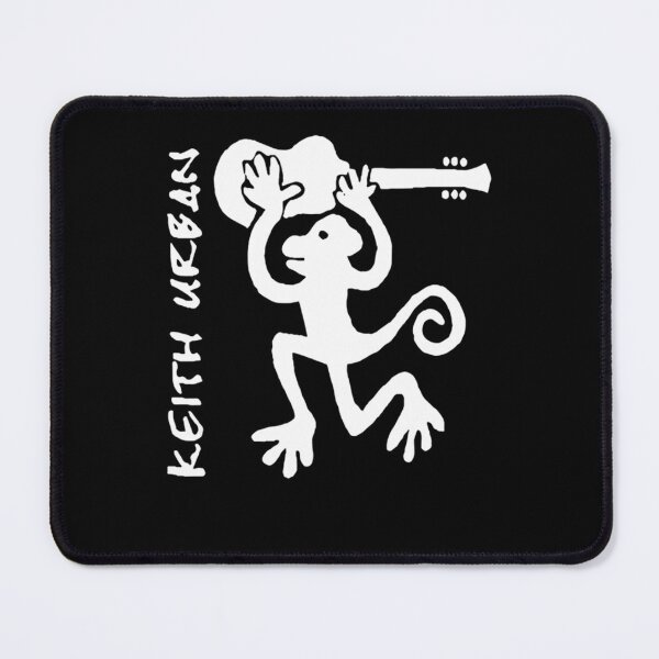 Item preview, : White Monkey Holding Guitar Silhouette Outline designed and sold by Azra Travančić.