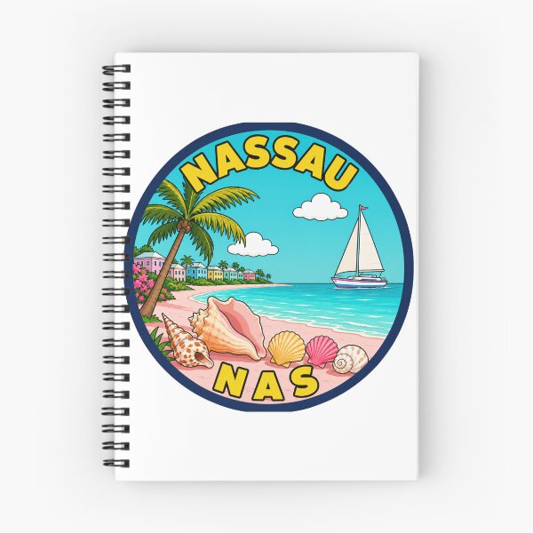 Item preview, Nassau NAS Airport Code Travel Sticker designed and sold by Martin's_Design.