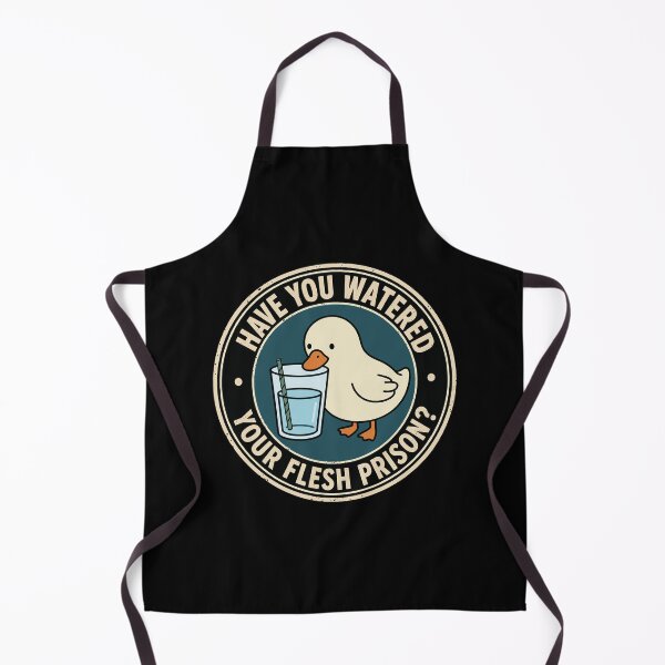 Item preview, Have You Watered Your Flesh Prison Funny Duck Hydration Meme designed and sold by TavellynArt.