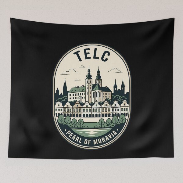 Item preview, Telc Czech Republic Vintage Travel Emblem designed and sold by k3rstman1.