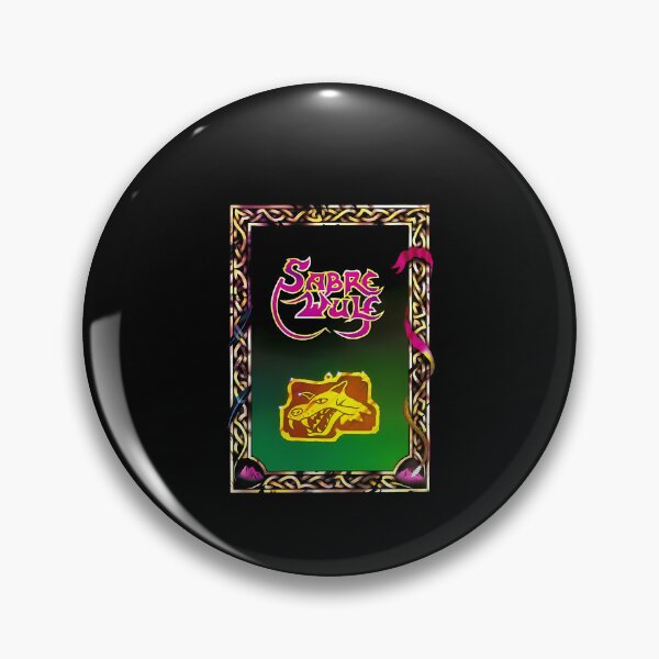 Item preview, Sabre Wulf Gold Wolf Crest Celtic Border designed and sold by EnrichGraphics.