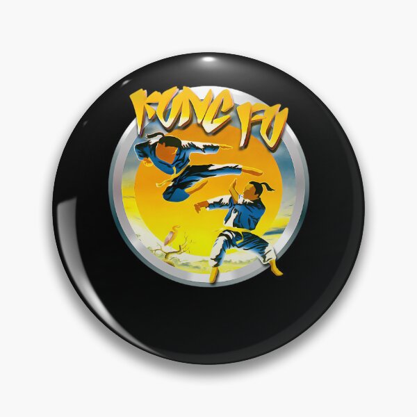 Item preview, Kung Fu Martial Artists Flying Kick Sun Setting designed and sold by EnrichGraphics.