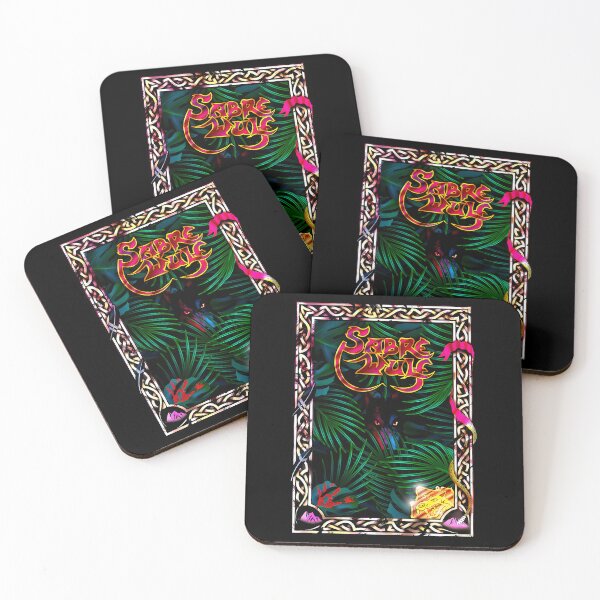 Item preview, Sabre Wulf Jungle Foliage Eyes Watching designed and sold by EnrichGraphics.