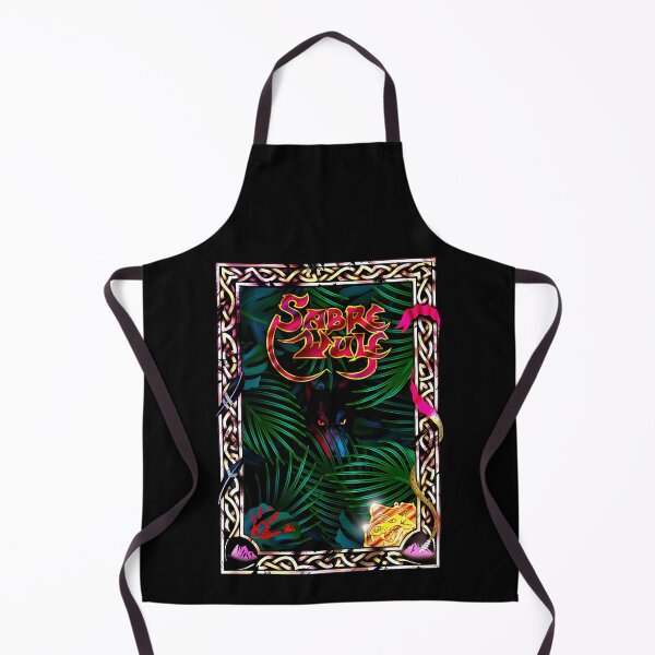 Item preview, Sabre Wulf Jungle Foliage Eyes Watching designed and sold by EnrichGraphics.