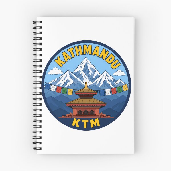 Item preview, Kathmandu KTM Airport Code Travel Sticker designed and sold by Martin's_Design.