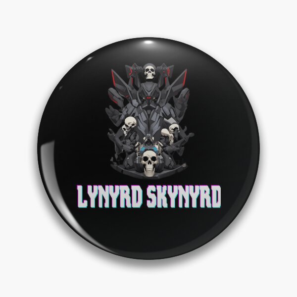 Item preview, Lynyrd Skynyrd Robotic Skull Mechanical Throne designed and sold by FastCustomTees ll.