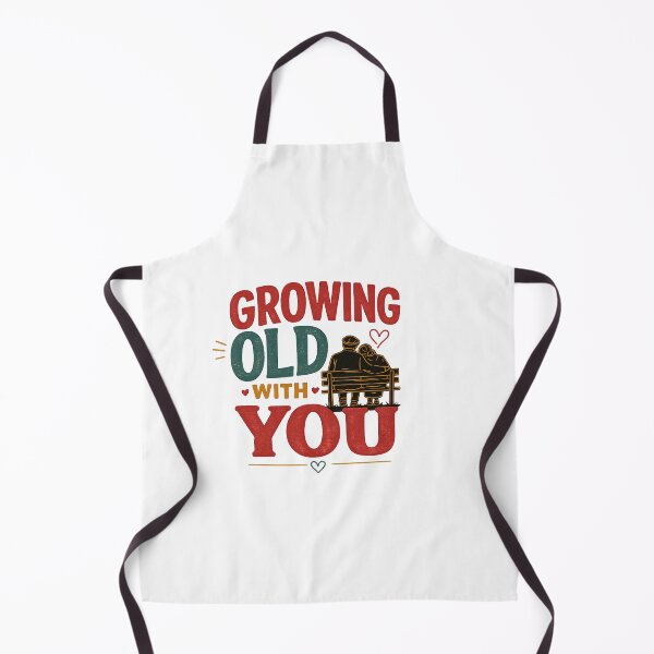 Item preview, Growing Old With You – Minimal Romantic Couple Vintage Typography | Love Gift Design designed and sold by Lovestickerco.