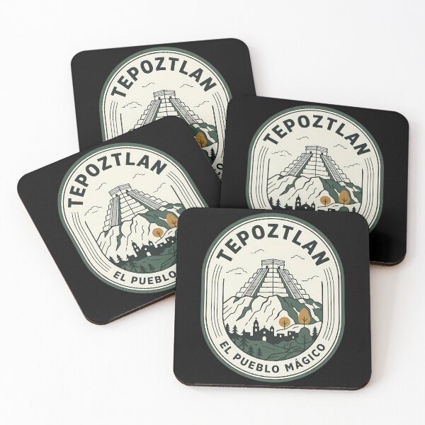Item preview, Tepoztlan Mexico Pueblo Magico Vintage Travel Emblem designed and sold by k3rstman1.
