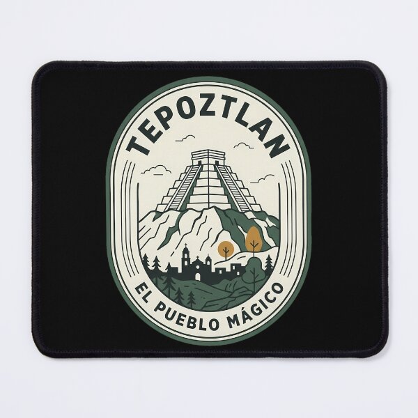 Item preview, Tepoztlan Mexico Pueblo Magico Vintage Travel Emblem designed and sold by k3rstman1.