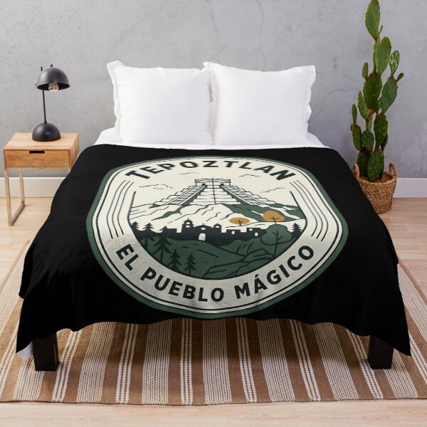 Item preview, Tepoztlan Mexico Pueblo Magico Vintage Travel Emblem designed and sold by k3rstman1.
