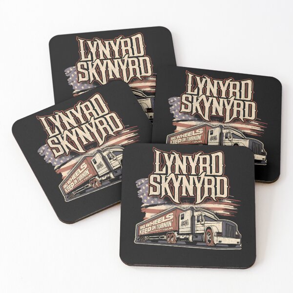 Item preview, Lynyrd Skynyrd Big Wheels Keep On Turnin Tour Semi Truck designed and sold by FastCustomTees ll.