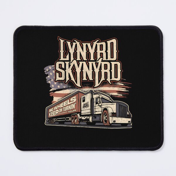 Item preview, Lynyrd Skynyrd Big Wheels Keep On Turnin Tour Semi Truck designed and sold by FastCustomTees ll.