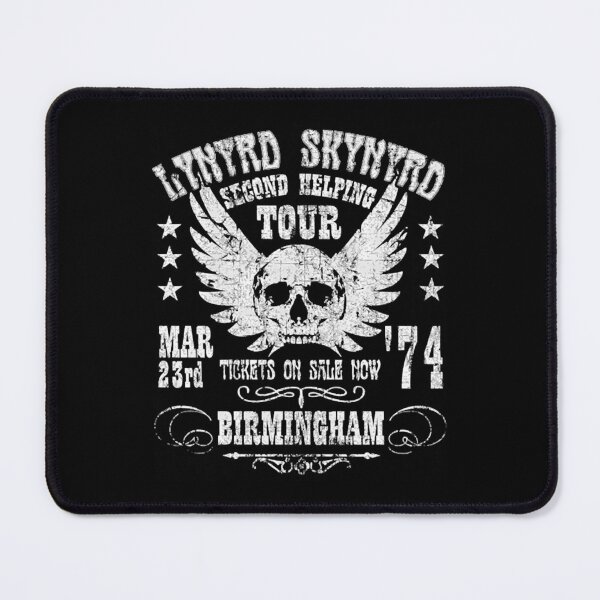 Item preview, Lynyrd Skynyrd Second Helping Tour Birmingham 1974 Skull designed and sold by FastCustomTees ll.
