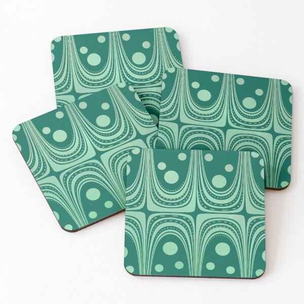 Item preview, Gradient Green Dots and Ovals  designed and sold by JaygiesDesign.