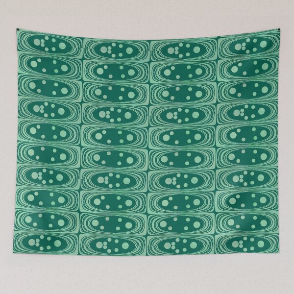 Item preview, Gradient Green Dots and Ovals  designed and sold by JaygiesDesign.