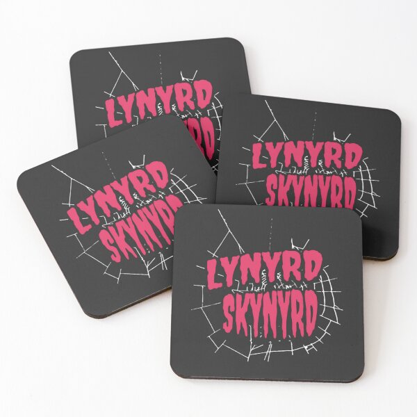 Item preview, Lynyrd Skynyrd Pink Horror Font Spiderweb designed and sold by FastCustomTees ll.