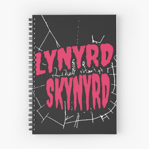 Item preview, Lynyrd Skynyrd Pink Horror Font Spiderweb designed and sold by FastCustomTees ll.
