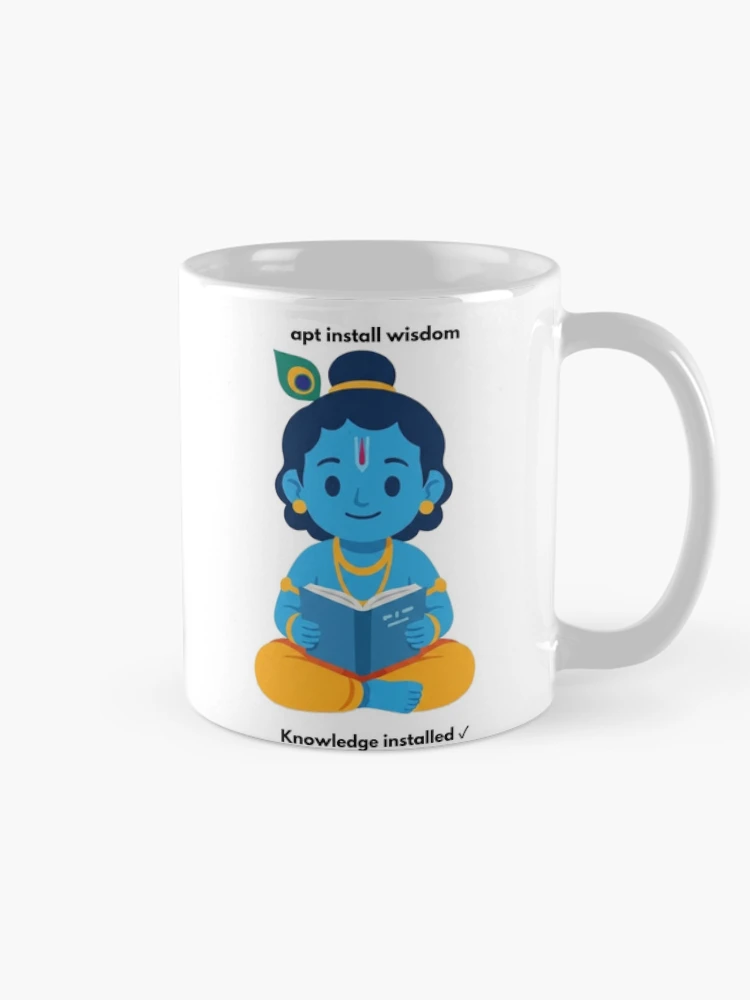 Thumbnail 3 of 6, Coffee Mug, apt install wisdom | Linux Developer Sticker | Tech Humor designed and sold by BhaktiByte.