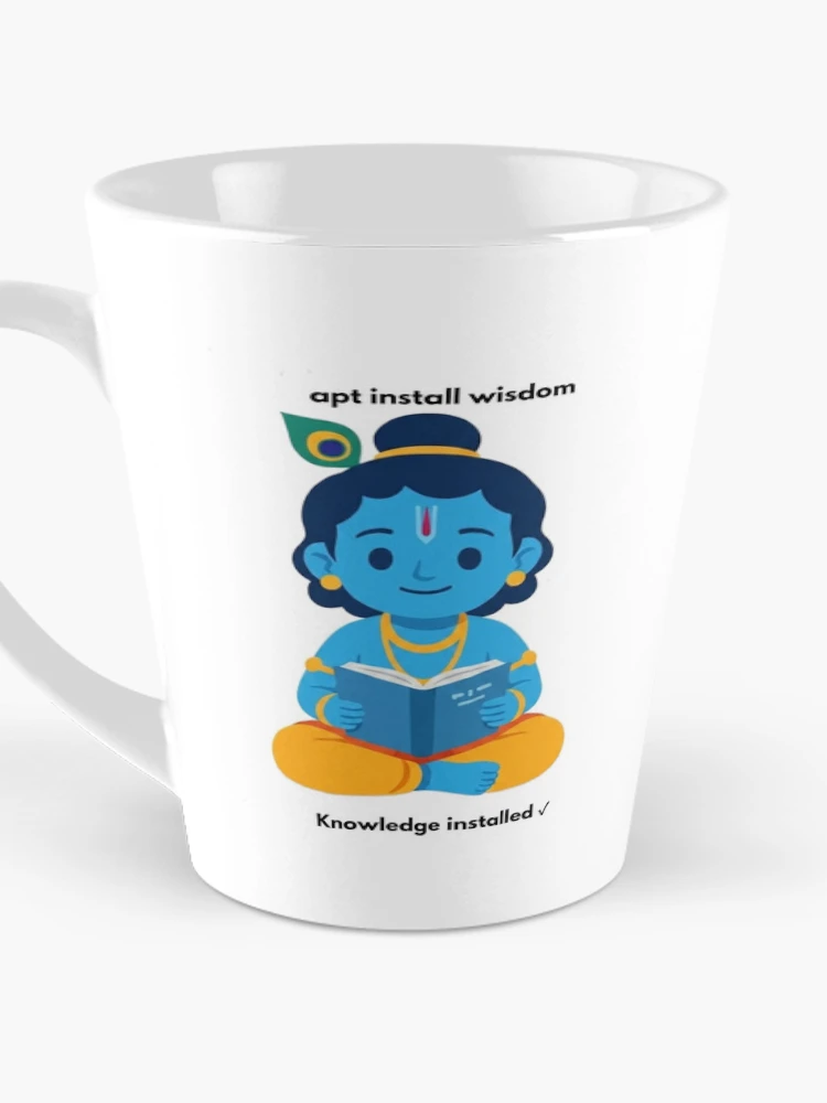 Thumbnail 3 of 4, Coffee Mug, apt install wisdom | Linux Developer Sticker | Tech Humor designed and sold by BhaktiByte.