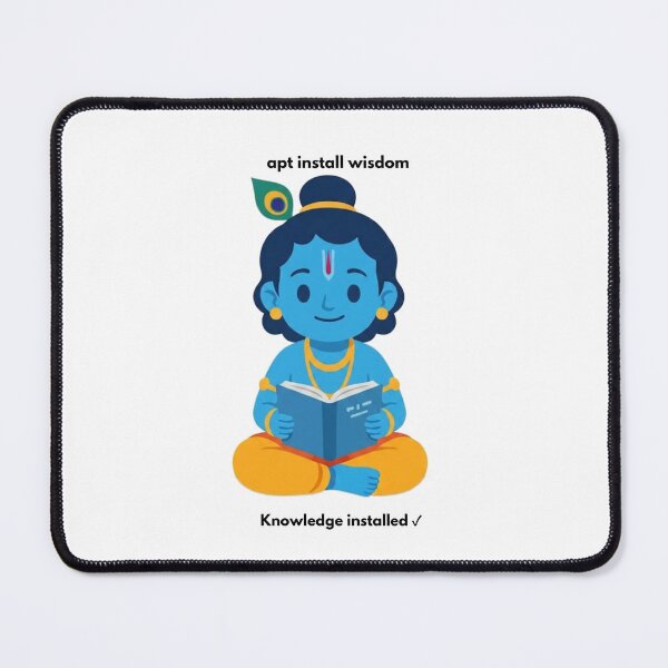 Item preview, apt install wisdom | Linux Developer Sticker | Tech Humor designed and sold by BhaktiByte.