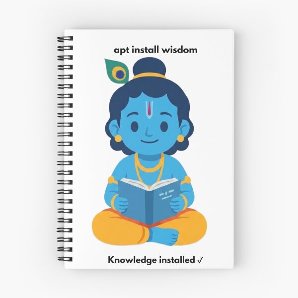 Item preview, apt install wisdom | Linux Developer Sticker | Tech Humor designed and sold by BhaktiByte.
